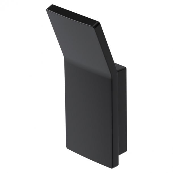 haceka Haceka Aline enkele haak zwart aluminium