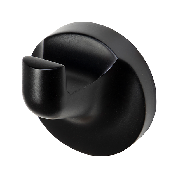 haceka Haceka Aspen enkele haak mat zwart