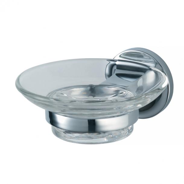 haceka Haceka Aspen zeephouder glas chroom