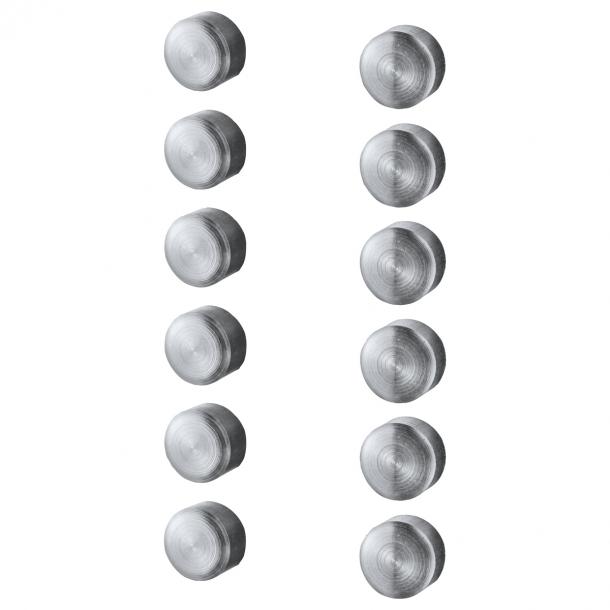 haceka Haceka Ixi afdekkapje set/12 geborsteld RVS PVC