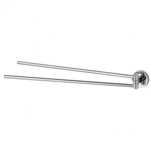 haceka Haceka Kosmos dubbele handdoekhouder zwenkbaar chroom 46cm