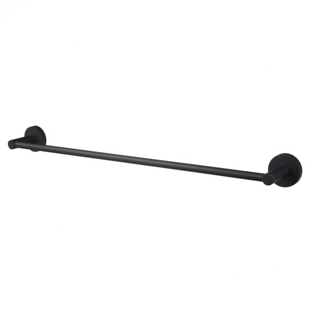 haceka Haceka Kosmos enkele handdoekhouder mat zwart 61cm