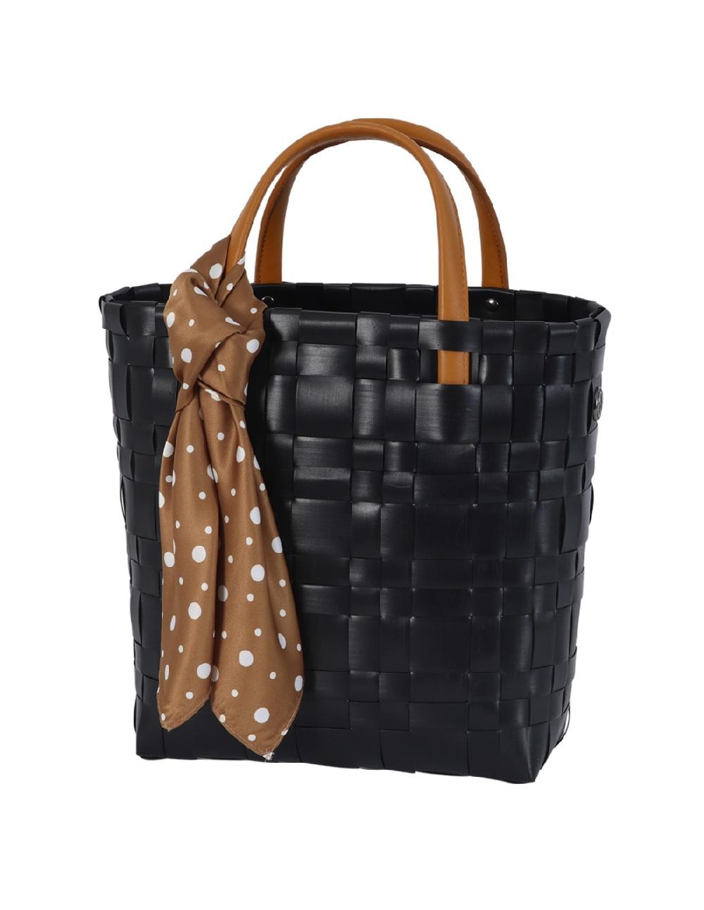 handed by Bliss Mini - Handbag PU handles innerpocket and scarf