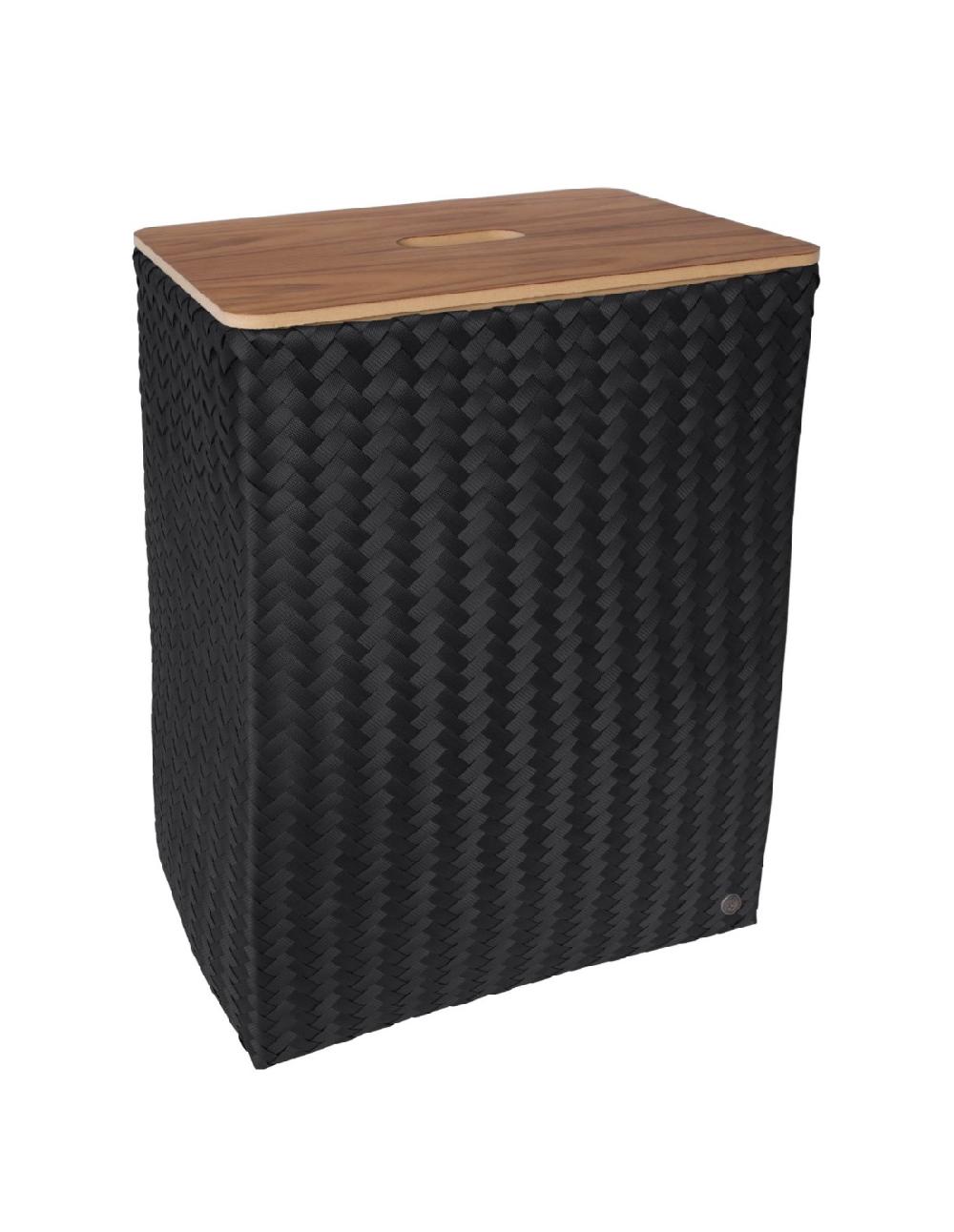 handed by Grand Superb - Basket rectangular with wooden lid handed by Grand Superb - Basket rectangular with wooden lid