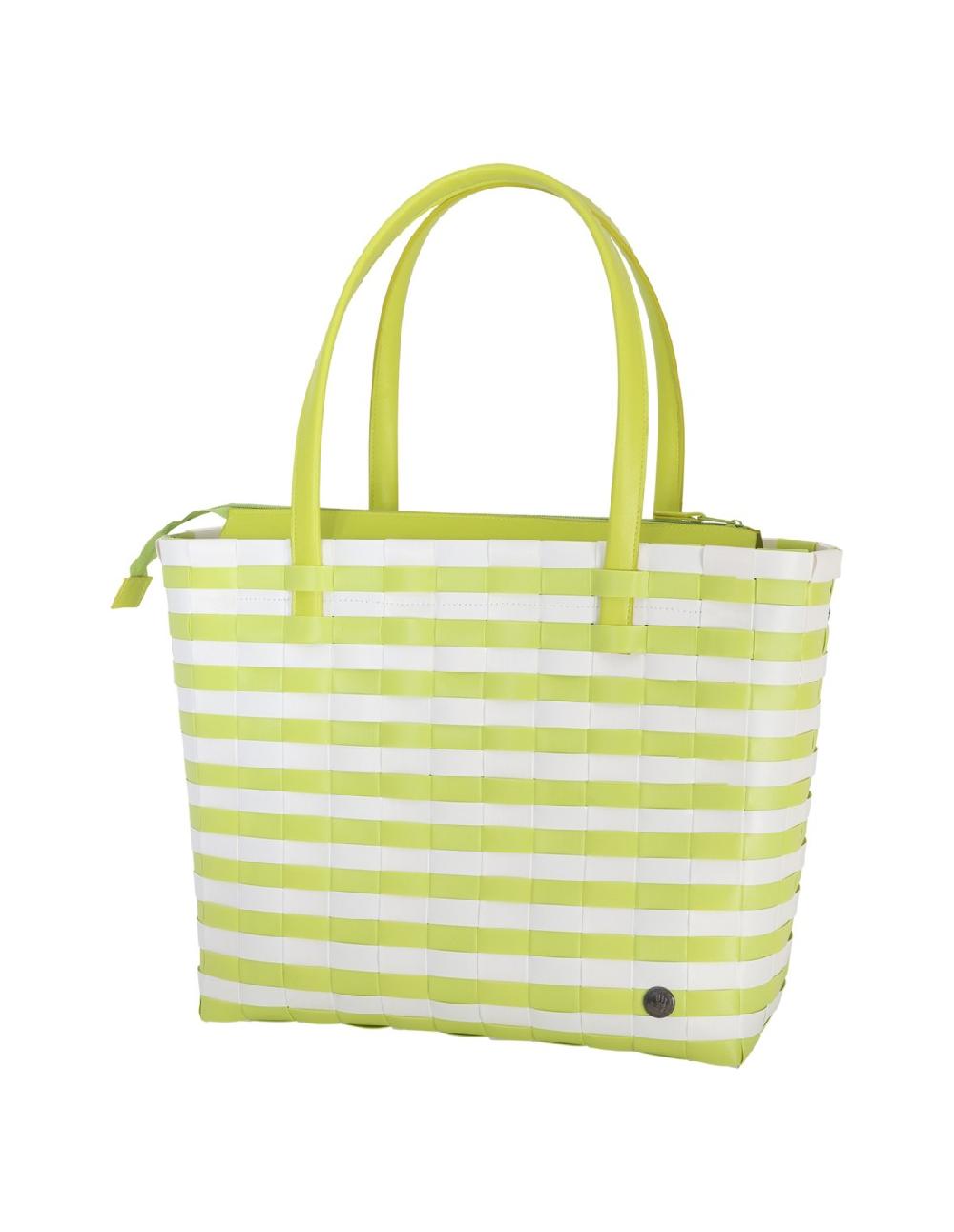 handed by Sunny Bay - Leisure bag fat strap size L with zip closure and PU handles