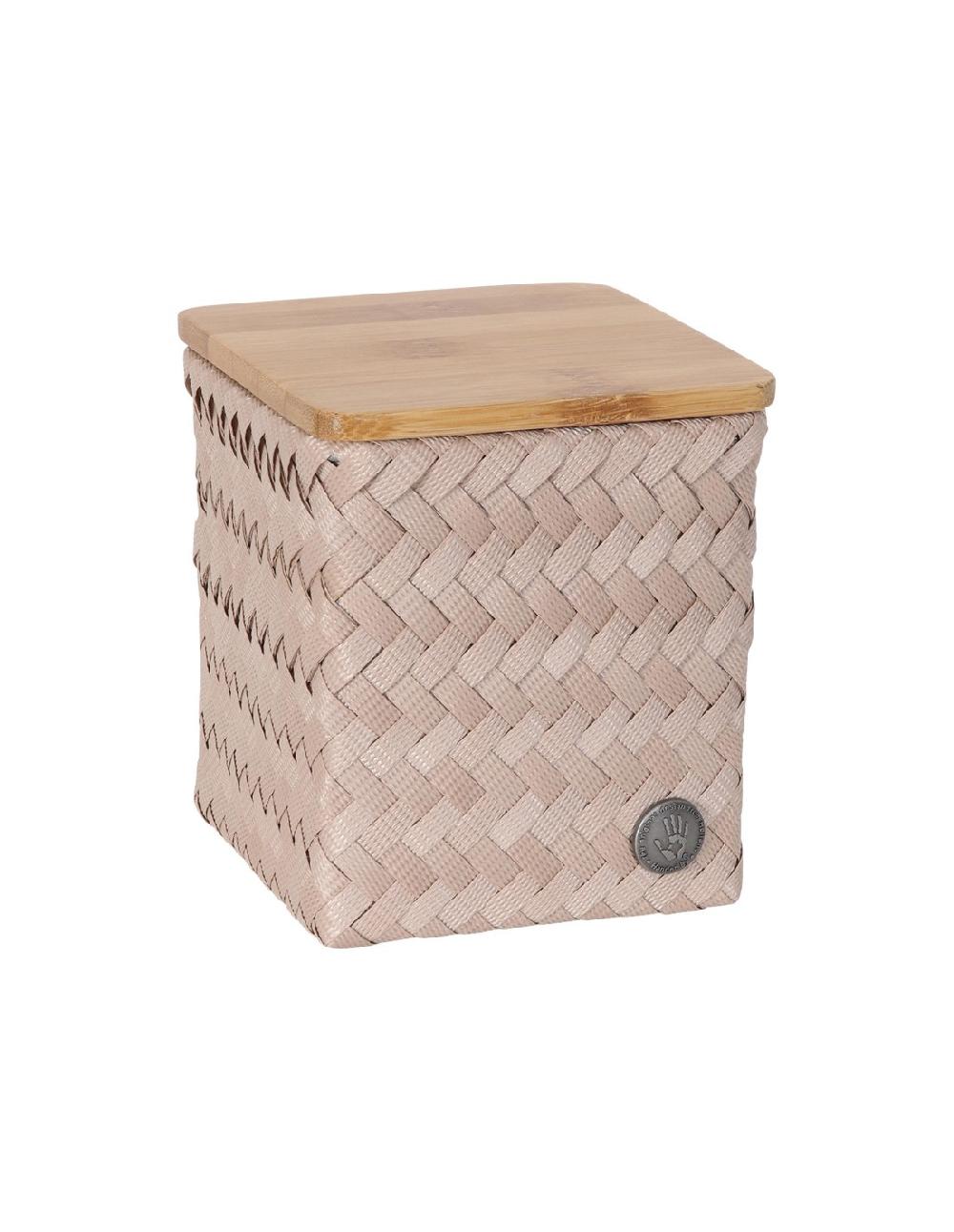 handed by Top Fit Tiny high - Basket square with bamboo cover handed by Top Fit Tiny high - Basket square with bamboo cover