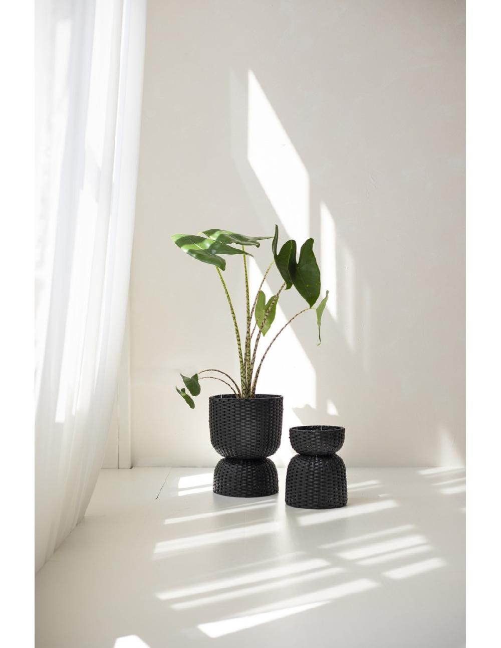 handed by Twist medium - Planter diabolo basket medium