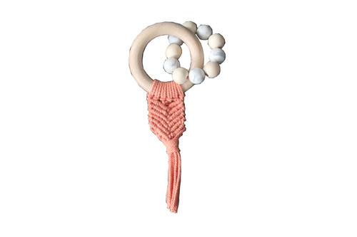 handmade by cassandra Handgemaakte Bijtring - Dark Peach