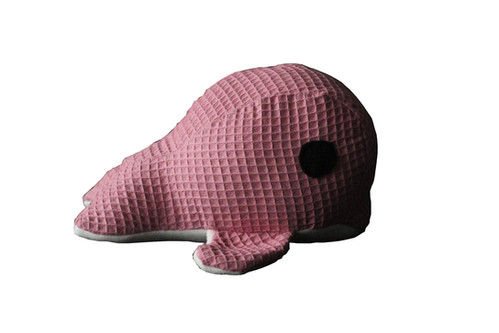 handmade by cassandra Handgemaakte Knuffel Walvis - Oud Roze