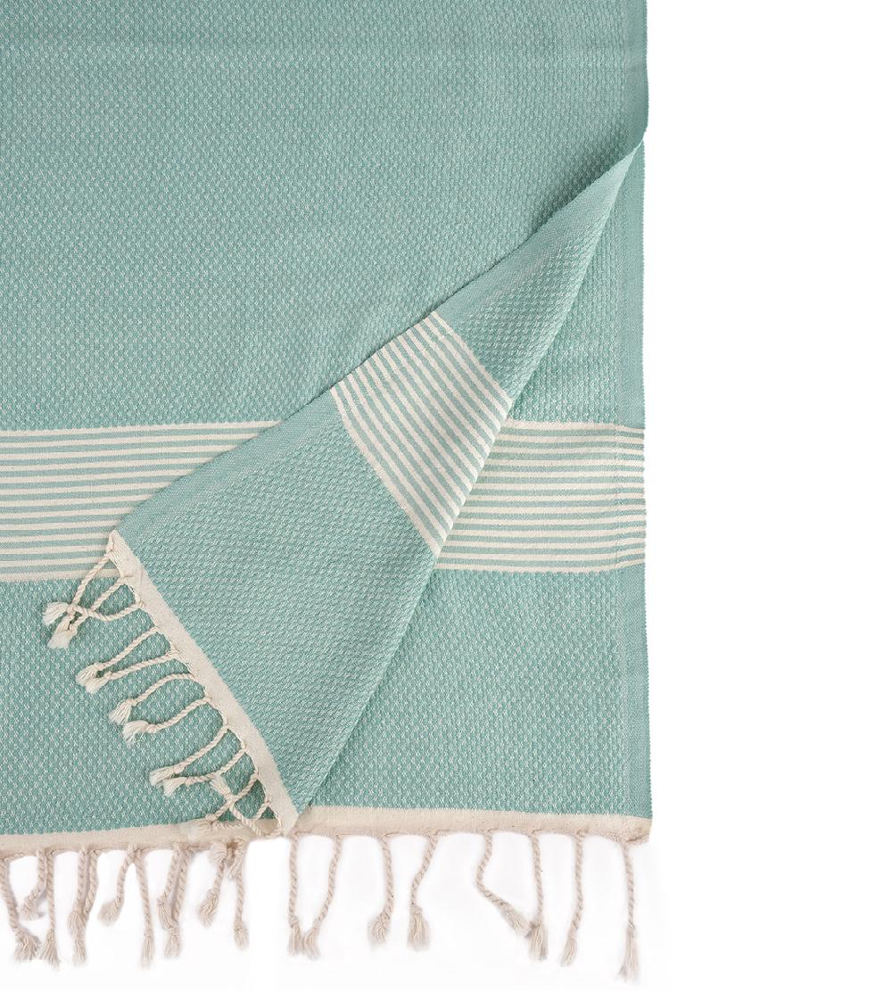 happy towels Hamamdoek van milieuzacht garen Fresh Mint