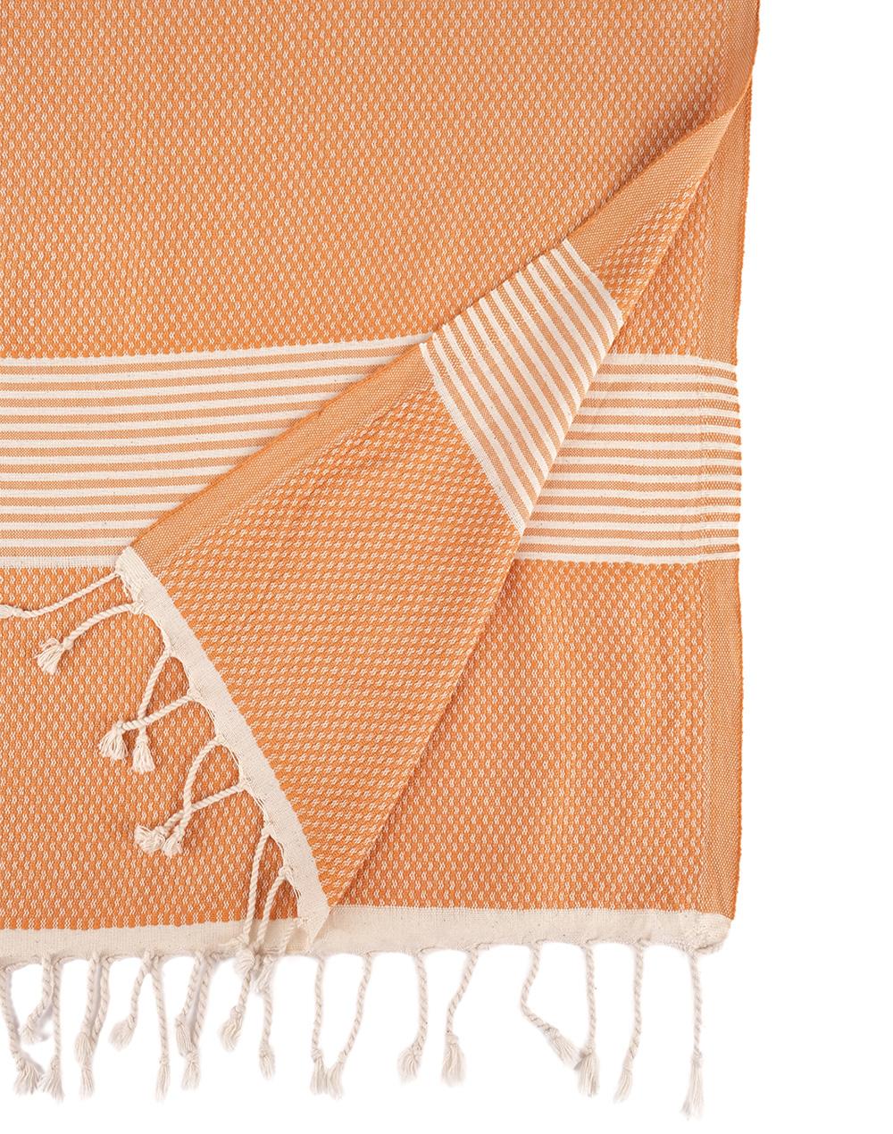 happy towels Hamamdoek van milieuzacht garen Sahara