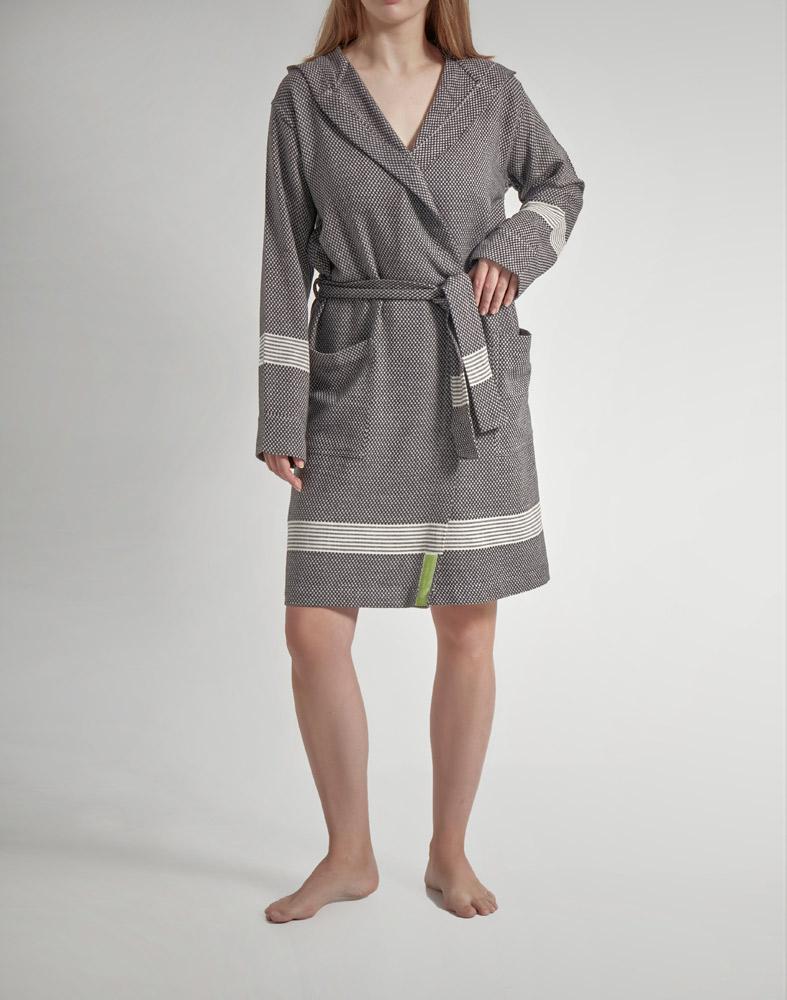 happy towels Badjas Antraciet