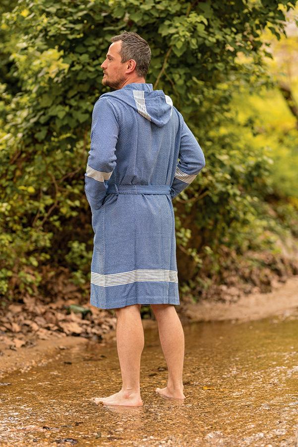 happy towels Badjas Donkerblauw