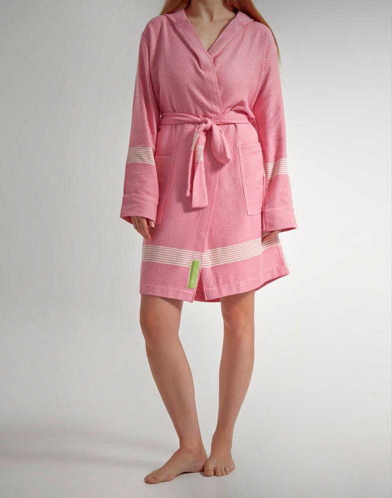 happy towels Badjas Roze