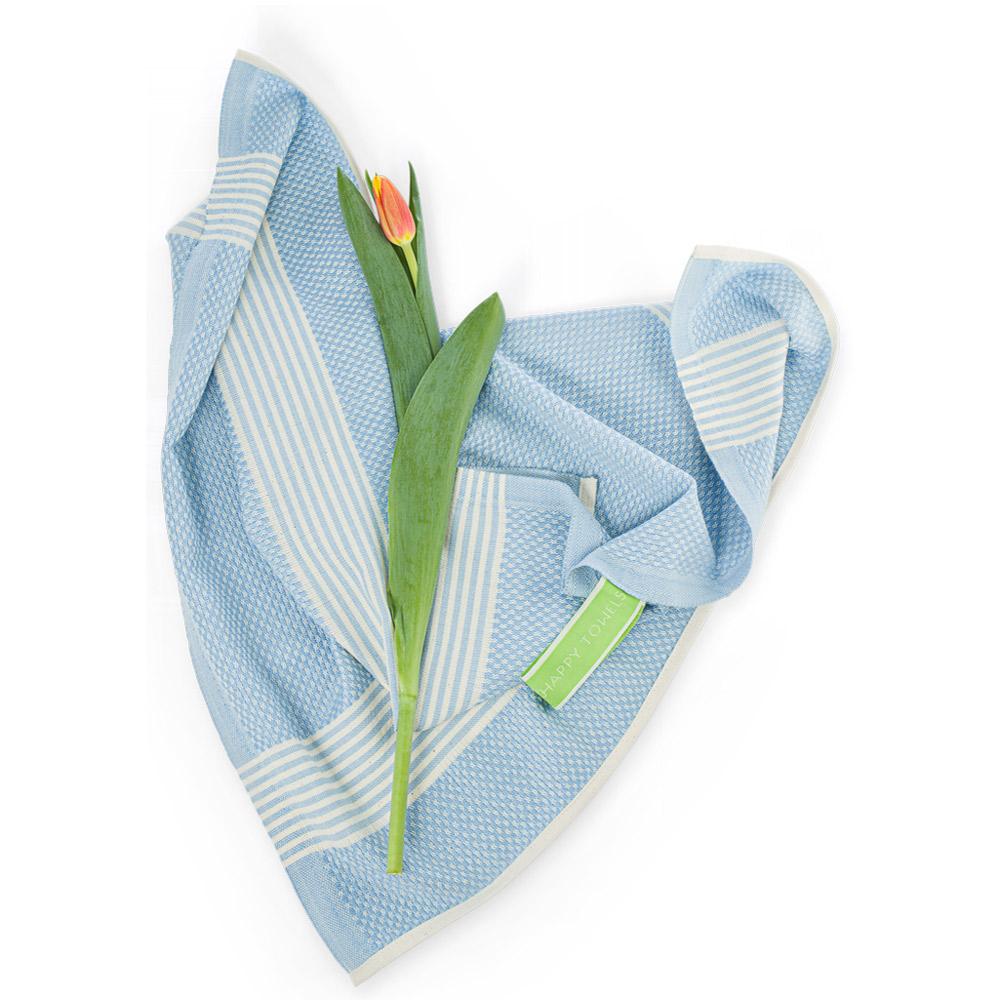 happy towels Keukendoeken (twee) Lavendel Blauw