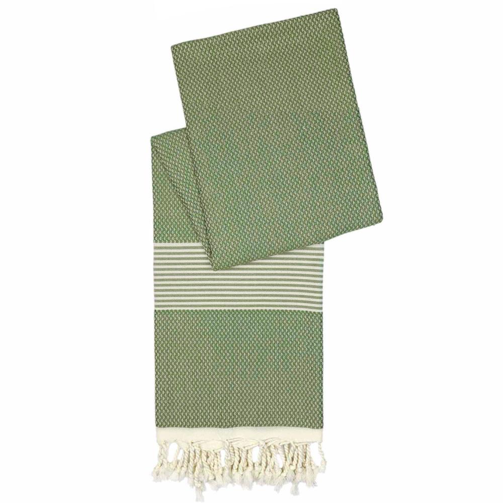 happy towels Kinderhamamdoek Olijfgroen