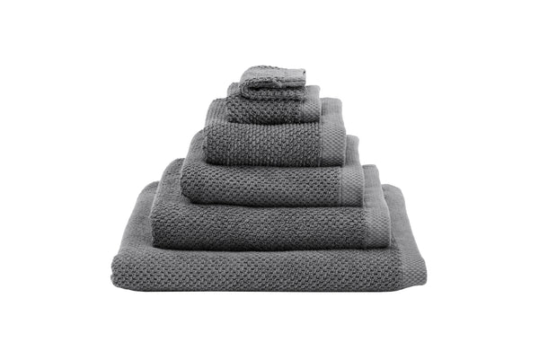 heckett & lane Badgoed Grant Classic Anthracite - 100% Katoen