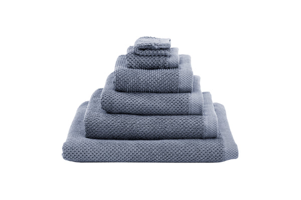 heckett & lane Badgoed Grant Insignia Blue - 100% Katoen