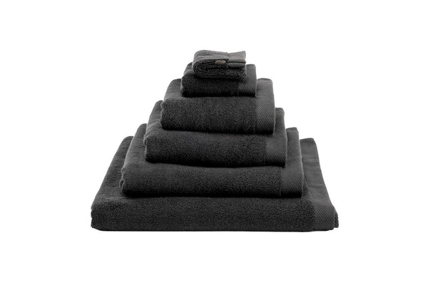 heckett & lane Badgoed Premium Night Black - 100% Katoen