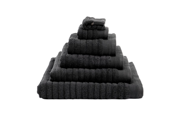 heckett & lane Badgoed Prestige Night Black - 100% Katoen