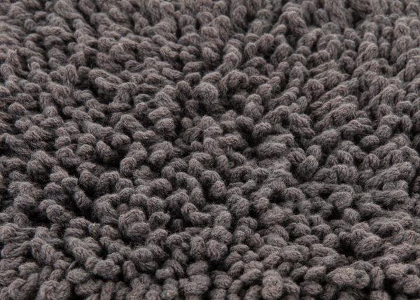 Heckett & Lane Badmat Fergana Classic Anthracite - 100% Katoen