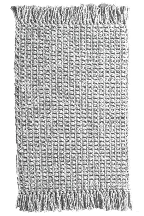 heckett & lane Badmat Madras Light Grey - 65% Katoen 35% Polyester