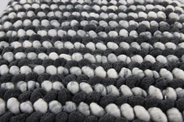 Heckett & Lane Badmat Mylene Anthracite - 60% Polyester 40% Cotton