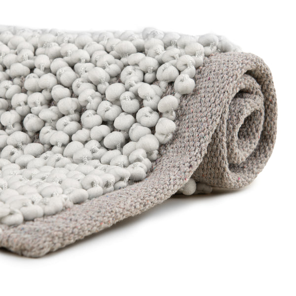 Heckett & Lane Badmat Nodo Light Grey - 60% Katoen 40% Polyester
