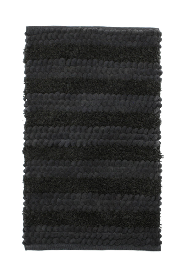 heckett & lane Badmat Roberto Dark Grey - 60% Katoen 40% Polyester