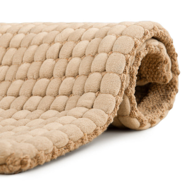 Heckett & Lane Badmat Vellutato Forest Sand - 60% Polyester 40% Katoen