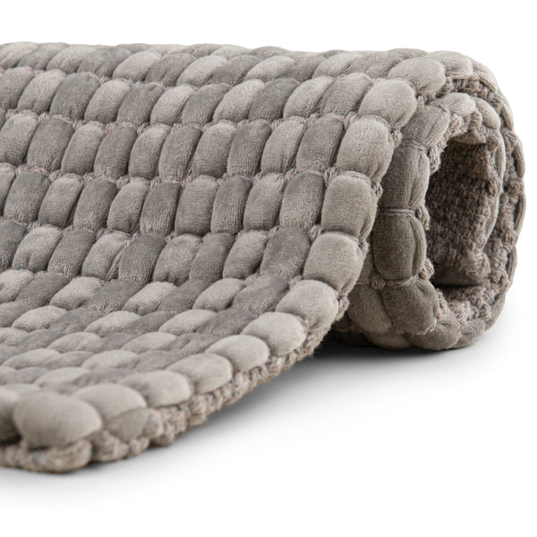 Heckett & Lane Badmat Vellutato Light Grey - 60% Polyester 40% Katoen