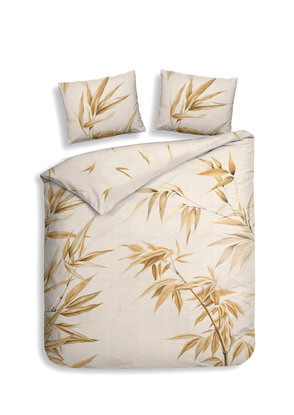 heckett & lane Dekbedovertrek Akio Off-white - 100% Katoen-Satijn