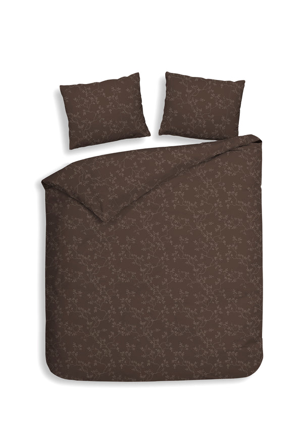 heckett & lane Dekbedovertrek Alloro Coffee Quartz - 100% Brushed-Cotton