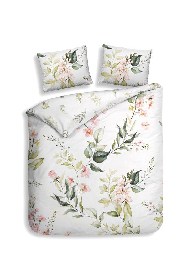 heckett & lane Dekbedovertrek Alloro Wit - 100% Katoen-Satijn