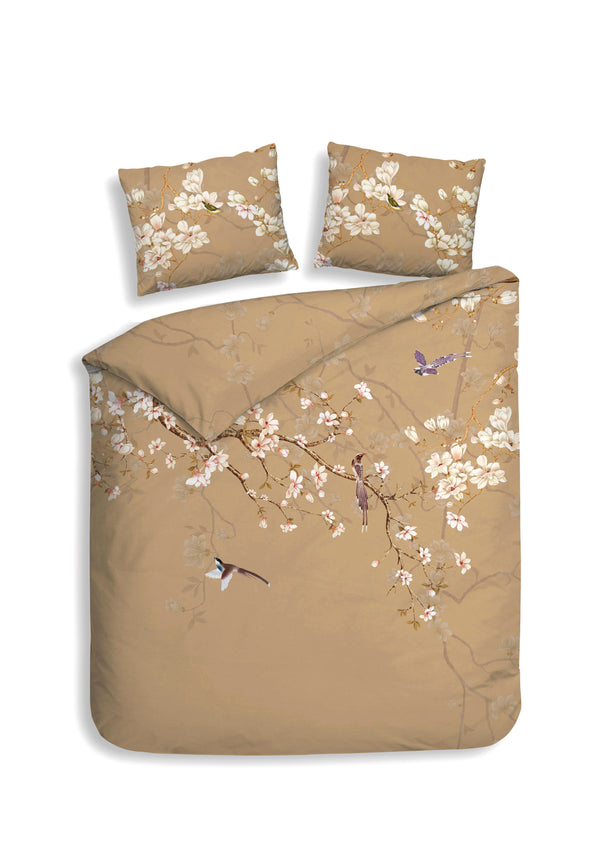 heckett & lane Dekbedovertrek Asahi Beige - 100% Katoen-Satijn