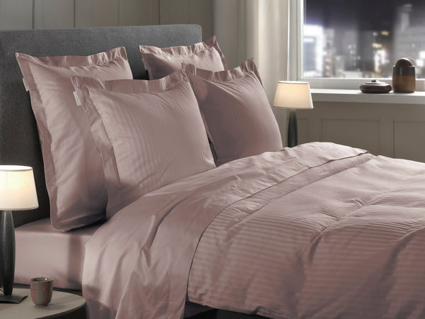 Heckett & Lane Dekbedovertrek Banda Rose Tan - 100% Katoen-Satijn