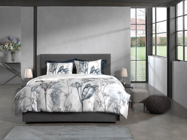 Heckett & Lane Dekbedovertrek Becca White - 100% Katoen-Satijn