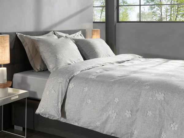 Heckett & Lane Dekbedovertrek Broidy - 100% Katoen-Twill