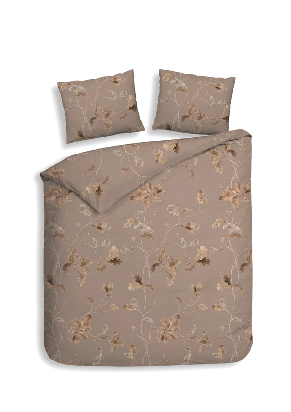 heckett & lane Dekbedovertrek Bronco Brown - 100% Brushed-Cotton