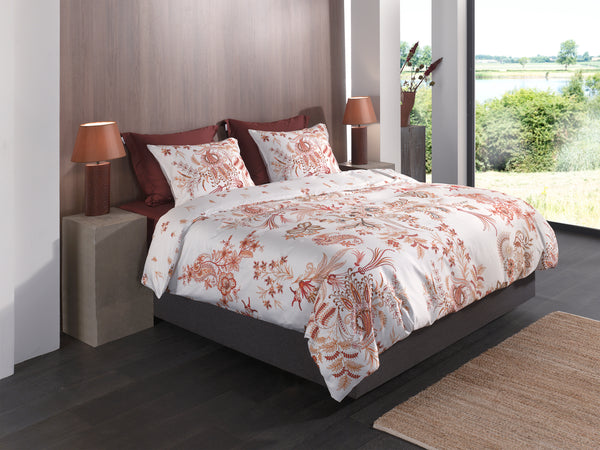 Heckett & Lane Dekbedovertrek Ceyda White - 100% Katoen-Satijn