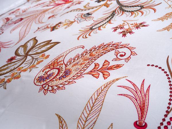 Heckett & Lane Dekbedovertrek Ceyda White - 100% Katoen-Satijn