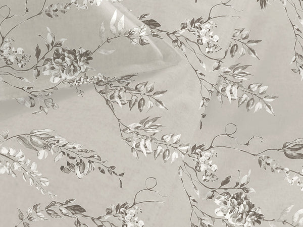 Heckett & Lane Dekbedovertrek Chiara Grey - 100% Brushed-Cotton