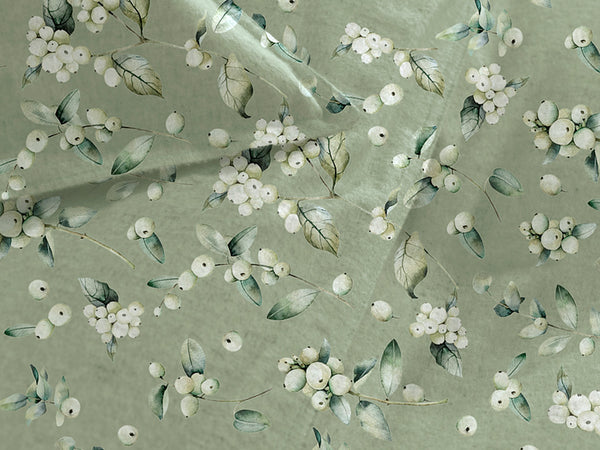 Heckett & Lane Dekbedovertrek Ciro Green - 100% Brushed-Cotton