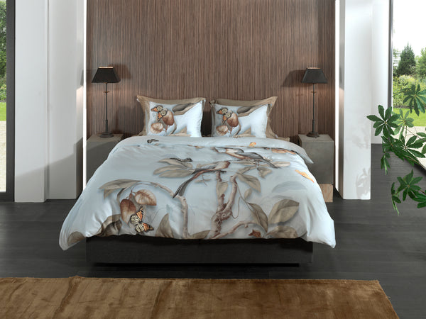 Heckett & Lane Dekbedovertrek Daina Light Blue - 100% Katoen-Satijn