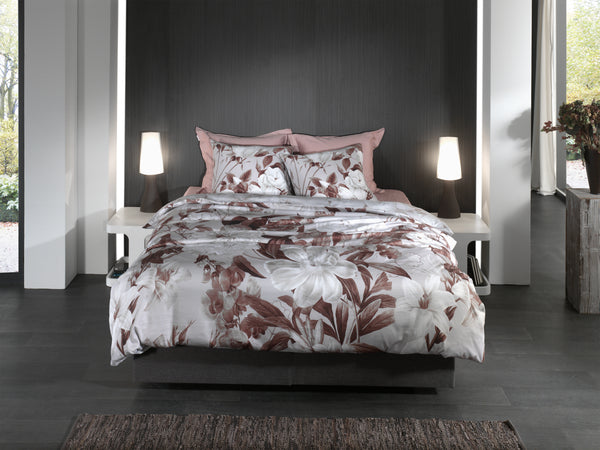 Heckett & Lane Dekbedovertrek Danna Beige - 100% Katoen-Satijn