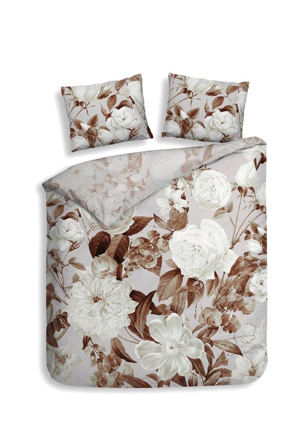 heckett & lane Dekbedovertrek Danna Beige - 100% Katoen-Satijn