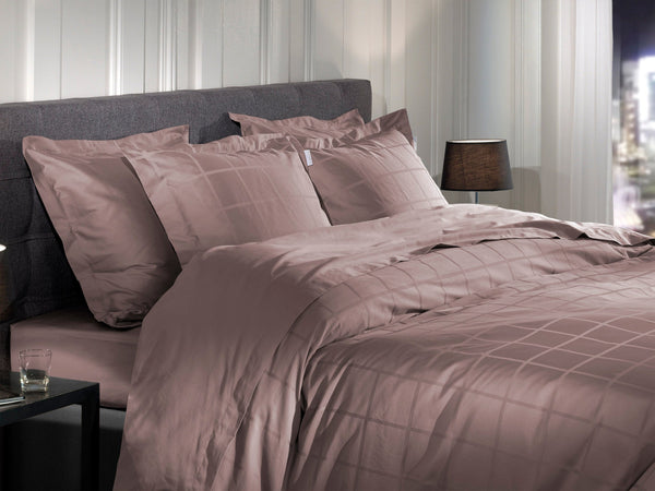 Heckett & Lane Dekbedovertrek Diamante Canyon Rose - 100% Katoen-Satijn