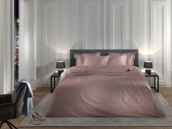 Heckett & Lane Dekbedovertrek Diamante Canyon Rose - 100% Katoen-Satijn