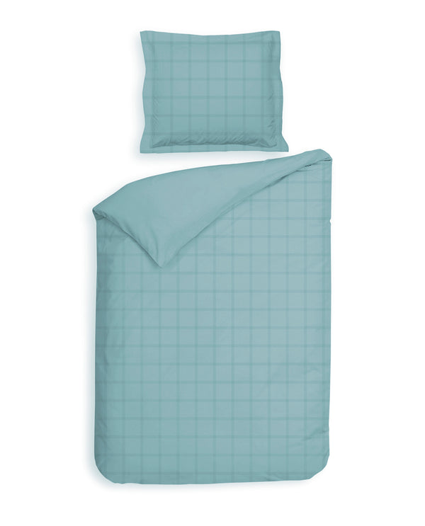 Heckett & Lane Dekbedovertrek Diamante Sphere Blue - 100% Katoen-Satijn