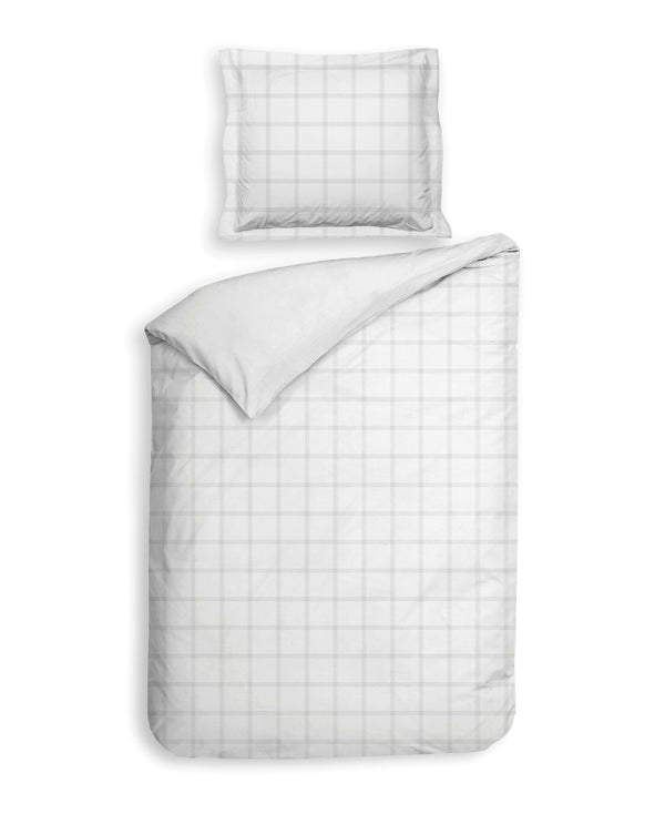 Heckett & Lane Dekbedovertrek Diamante White - 100% Katoen-Satijn